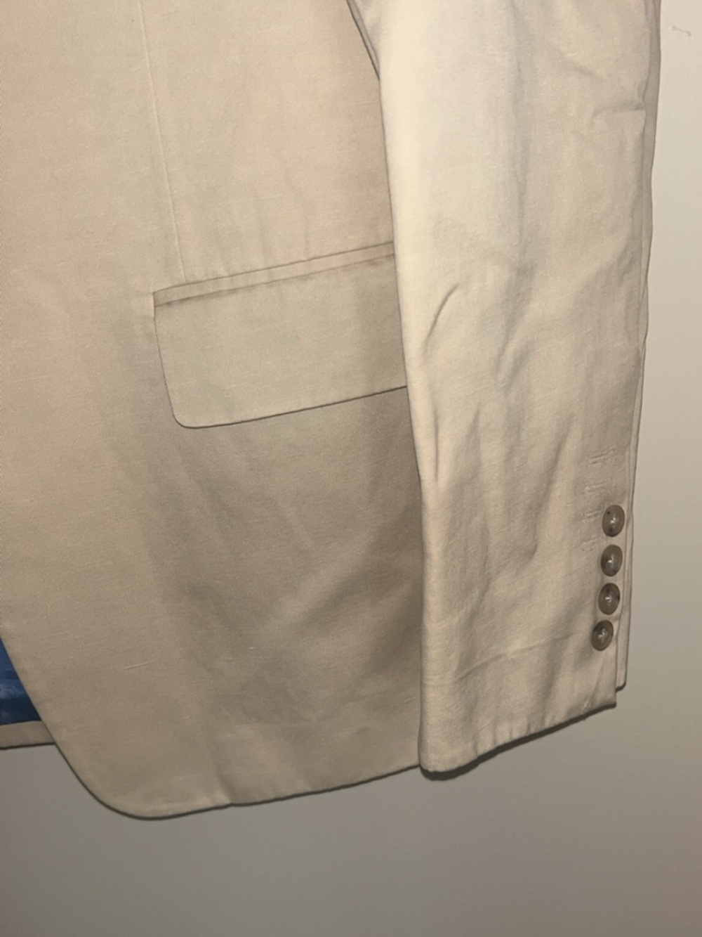 Banana Republic Beige Single-Breasted Blazer - Picture 3 of 6